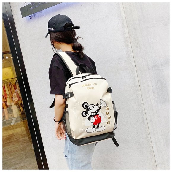 Adidas Mickey Mouse White Backpack - Picture 4 of 4